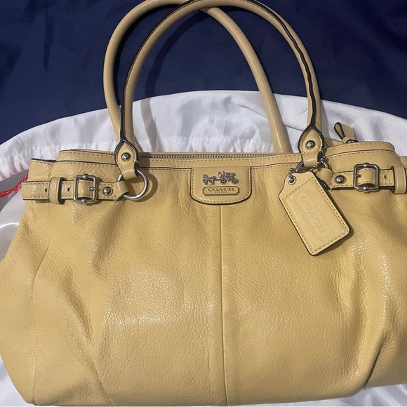 Coach Handbags - Canary yellow leather coach purse